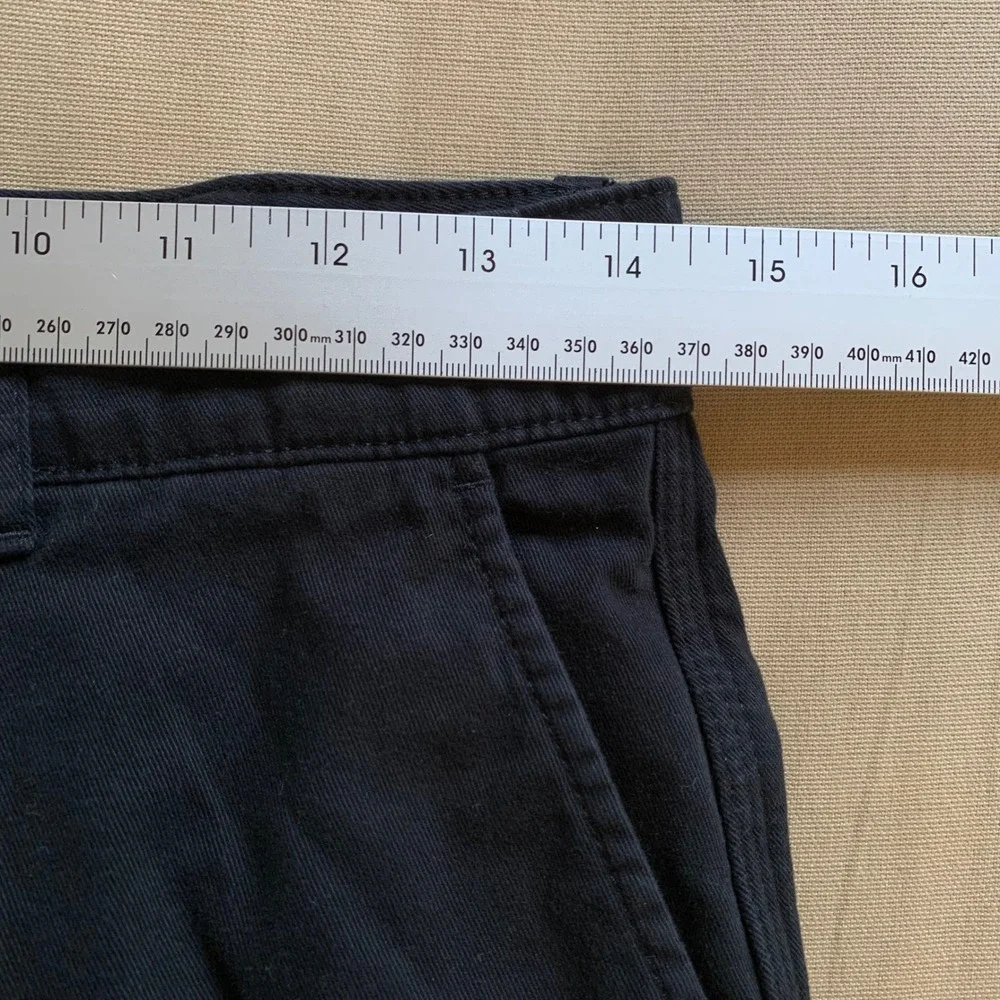 Crewcuts Relaxed Fit Black Chino Pants Kids Boys Size 14 Cotton Adjustable Waist